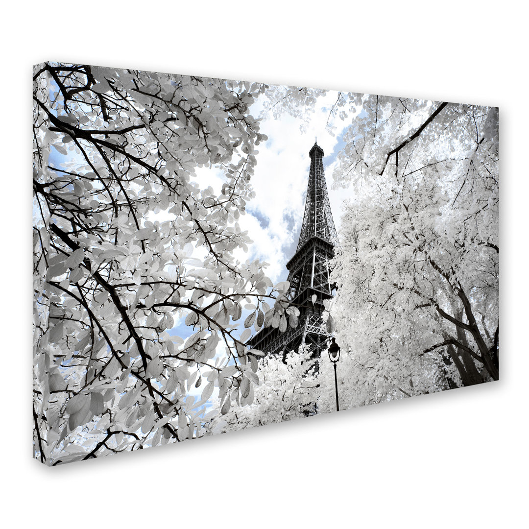 " Wrapped Canvas Wall Art - Philippe Hugonnard 'Another Look At Paris V' Wall Art For Living Room, Bedroom, Or Office Décor - 22x32 " Latitude Run®