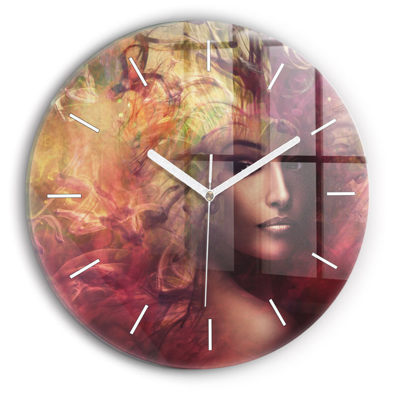 Glass Wall Clock