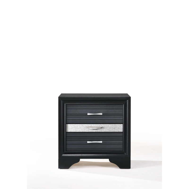 Table de chevet Naima, Black 1