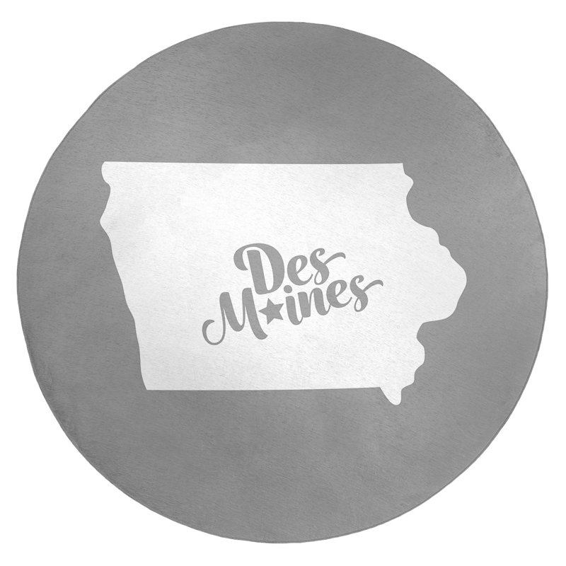 Tapis en poly-chenille des moines iowa