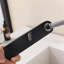 Robinet de salle de bain moderne rétractable 7,2 "avec affichage numérique de la température-129606633-137347967