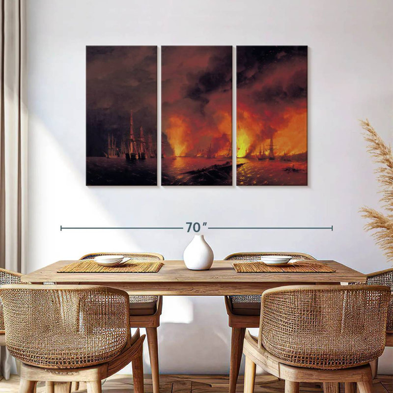Keiri The Battle Of Sinop, 36" H x 57" W
