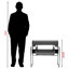 Fauteuil Senora avec similicuir au fini noir, H 29,92 po x l 28,35 po x P 31,1 po-1768581389
