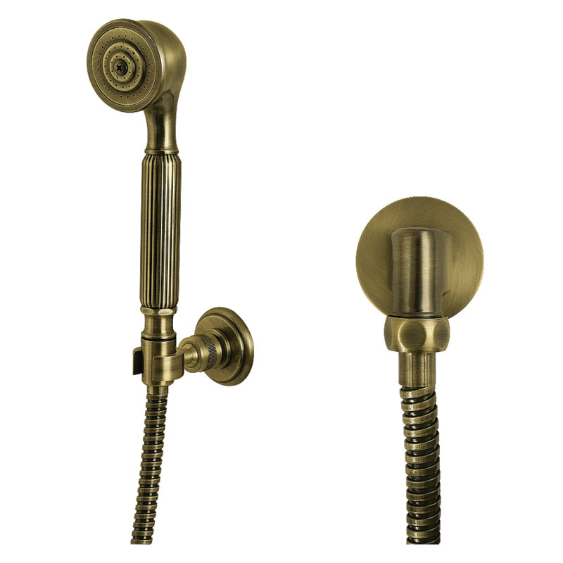 Kingston Brass Restoration Hand Shower Kit, Antique Brass