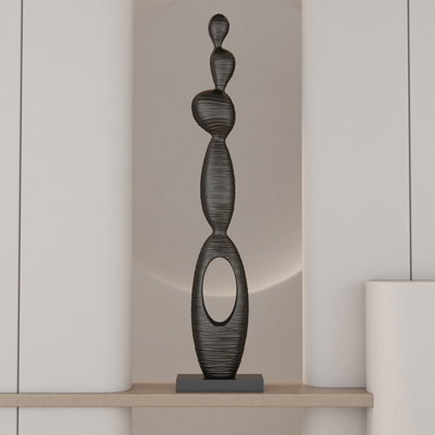 Stylish Hand-Painted 3D Fiberglass Sculpture