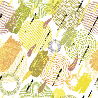 Abstract Seamless Pattern - Wrapped Canvas Print