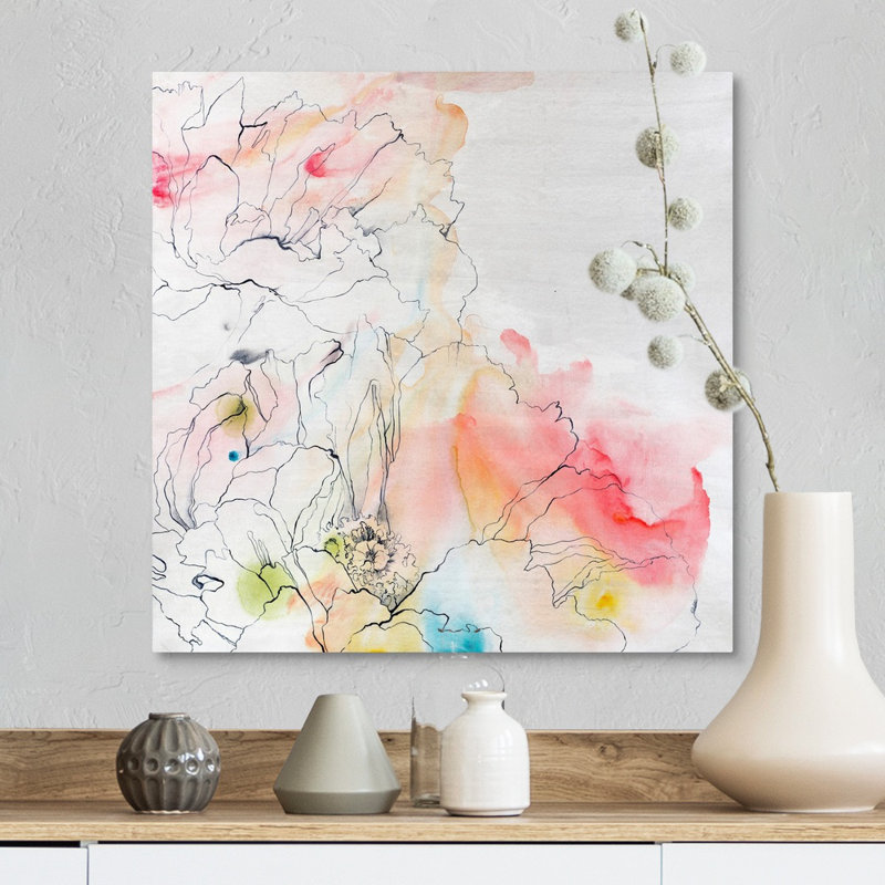 Reproduction d'art sur toile, H 16 po x l 16 po x P 1,25 po, Toile tendue