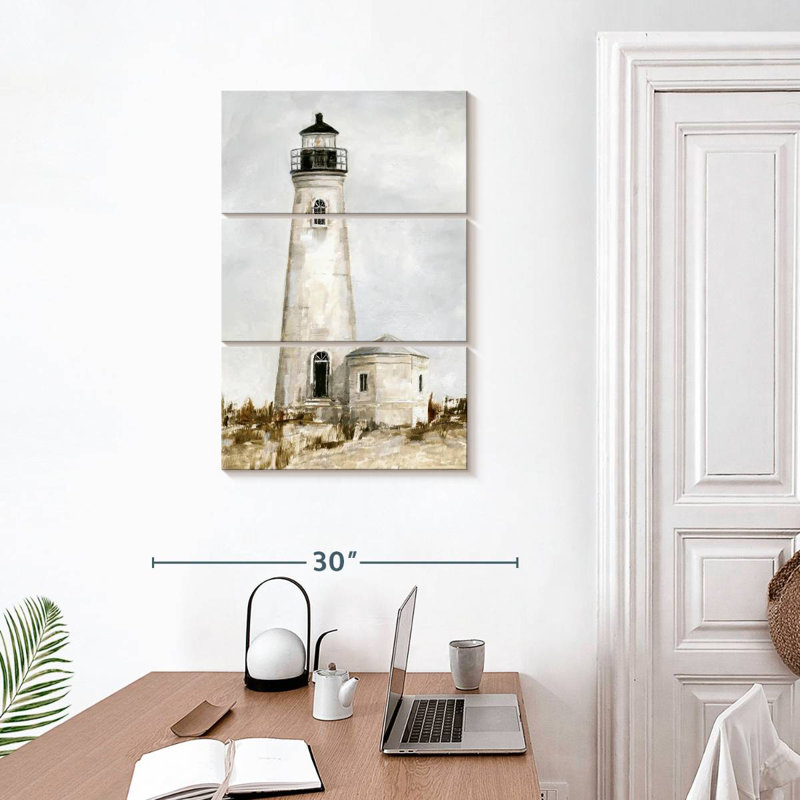 Lilie phare rustique I, H 32 po x l 20 po