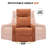 Lila 27'' W Manual Recliner Swivel Rocker Recliner With Massage And Heat-894112017