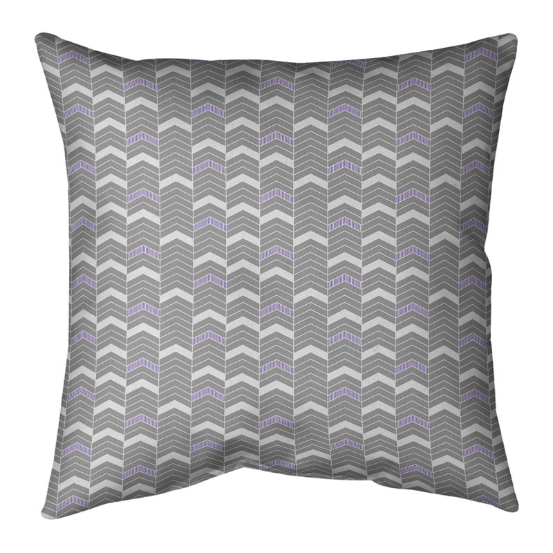 Housse de coussin Rhonda, 14 po x 14 po, Mauve, Simili suède