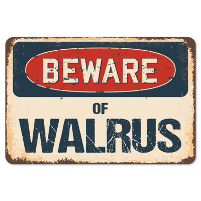 Decal-Walrus_Beware Of Walrus