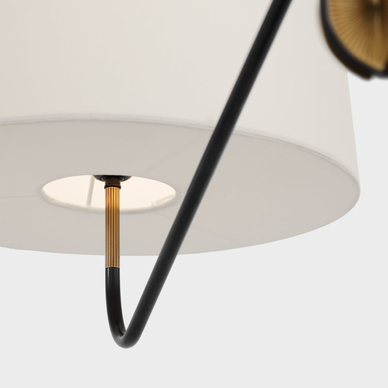 Canto 4 - Light Chandelier, Bronze/Brass