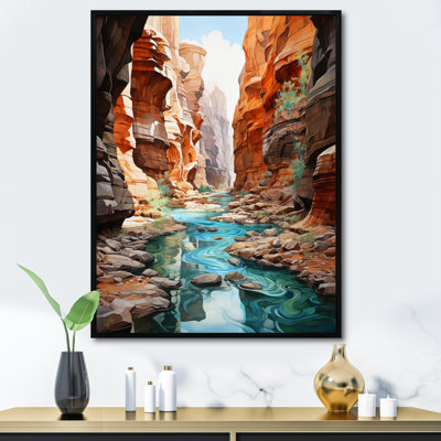 Baani Canyon Endless Journey VII sur impression sur toile