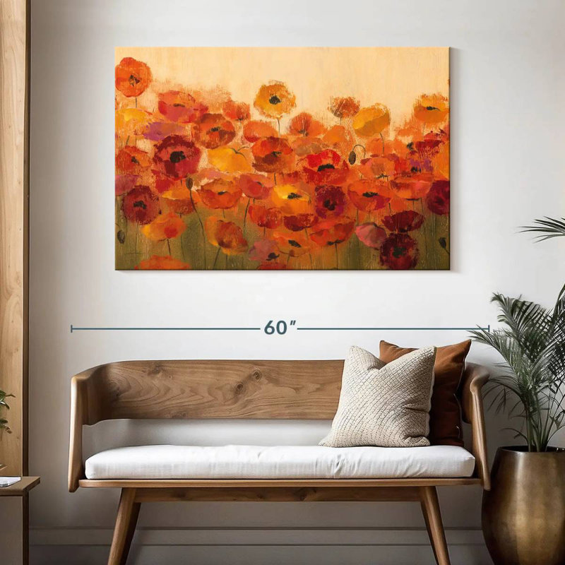 Coquelicots Harnek, H 32 po x l 48 po