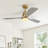 Nicola 52'' 3 - Blade Modern Ceiling Fan with Remote Control and Light Kit-1194857047