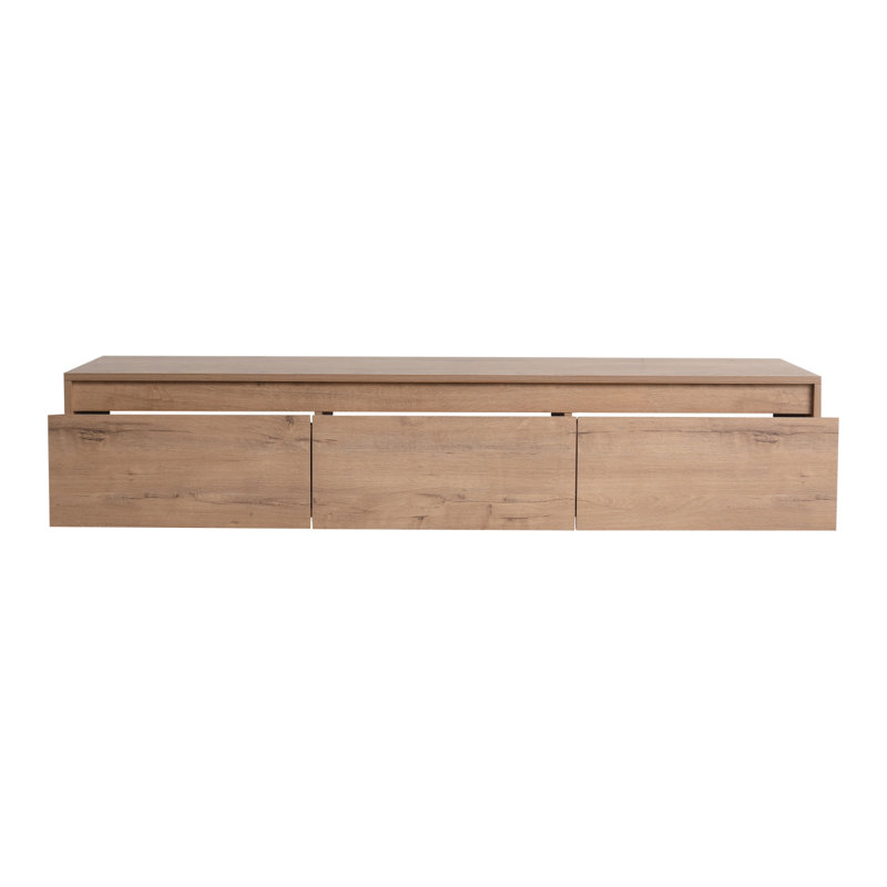 Armoire de salle de bain 60 po, tiroir à fermeture en douceur, montage flottant (meuble-lavabo seulement, sans lavabo)