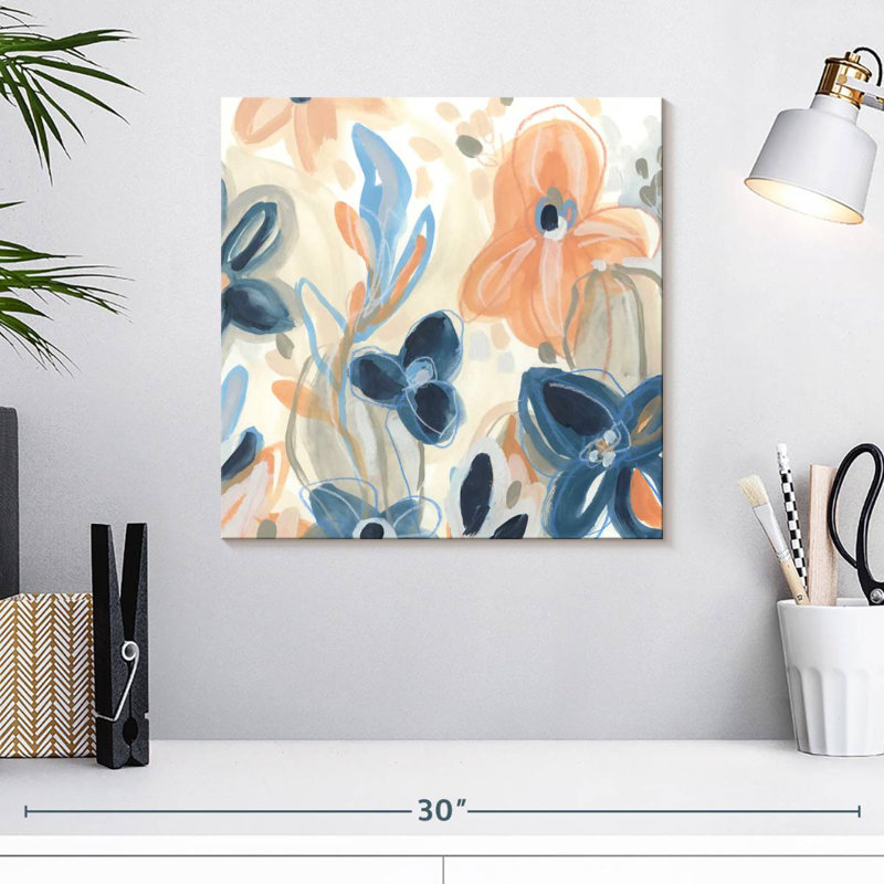 Avery Terra Cotta Blooms II, H 16 po x l 16 po