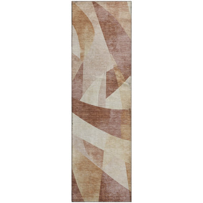 Premium Machine Washable Bitteridge AMF1836 Swirls Rug