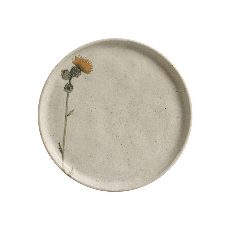 Assiette à pain en grès céramique de 6,1 po Campestre - Va au micro-ondes, au four et au lave-vaisselle, par Porto Brasil
