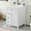 Meuble-lavabo 24 po avec lavabo, 3 tiroirs et armoire avec tablettes réglables 24 po-865505072