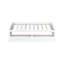 Lit simple avec 2 tiroirs, bois d'hévéa blanc, glissières de tiroir silencieuses et lisses-129982921