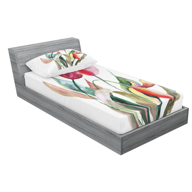 Microfiber Sheet Set, Twin XL Sheet Set with Fitted Sheet