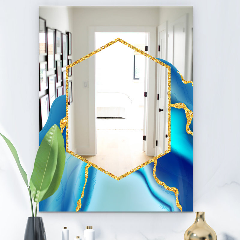 Miroir d'appoint Marbré, H 39,4 po x l 29,5 po