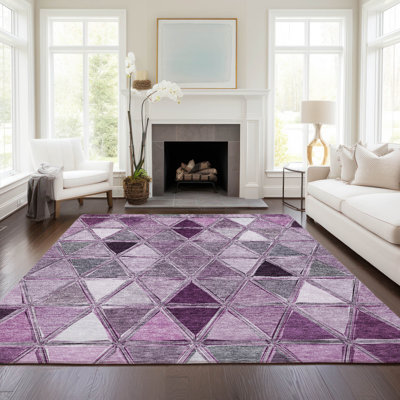 Tapis intérieur / extérieur en polyester tissé à la machine Antuane