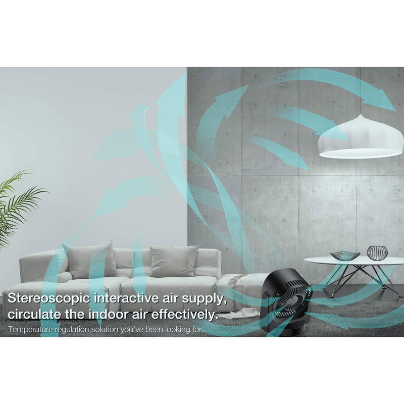 Ventilateur personnel oscillant 12,5 "Home Easy