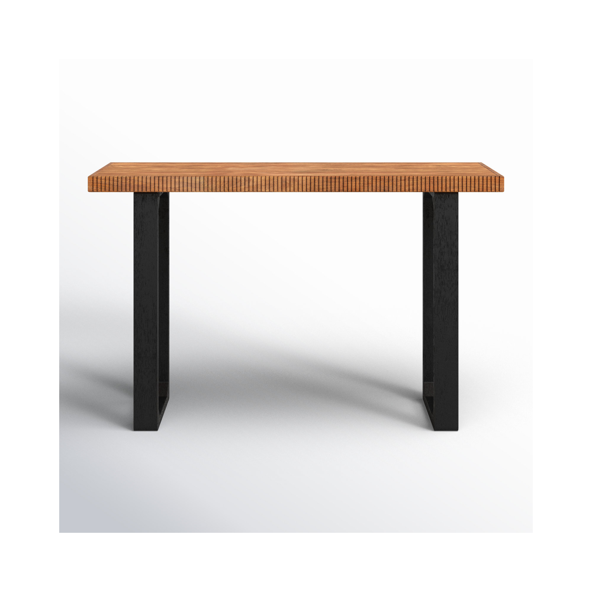 Urbana Solid Wood Console Table, Mid Tone Honey