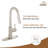 Casainc 32" L x 19" W Drop-in Stainless Steel Kitchen Sink with Faucet Included-109012385