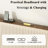 Beige Full Bed Frame With Charging Station And Storage Headboard, Quiet , Strong Metal Slats, No Box Spring Needed Size Platform Velvet Headboard Station, Slats For Support, Spring, Fast Assembly-1828291389