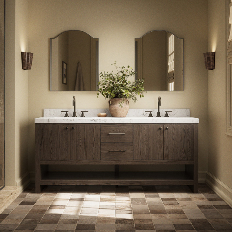 Anthem Double Vanity, Satin Espresso Oak