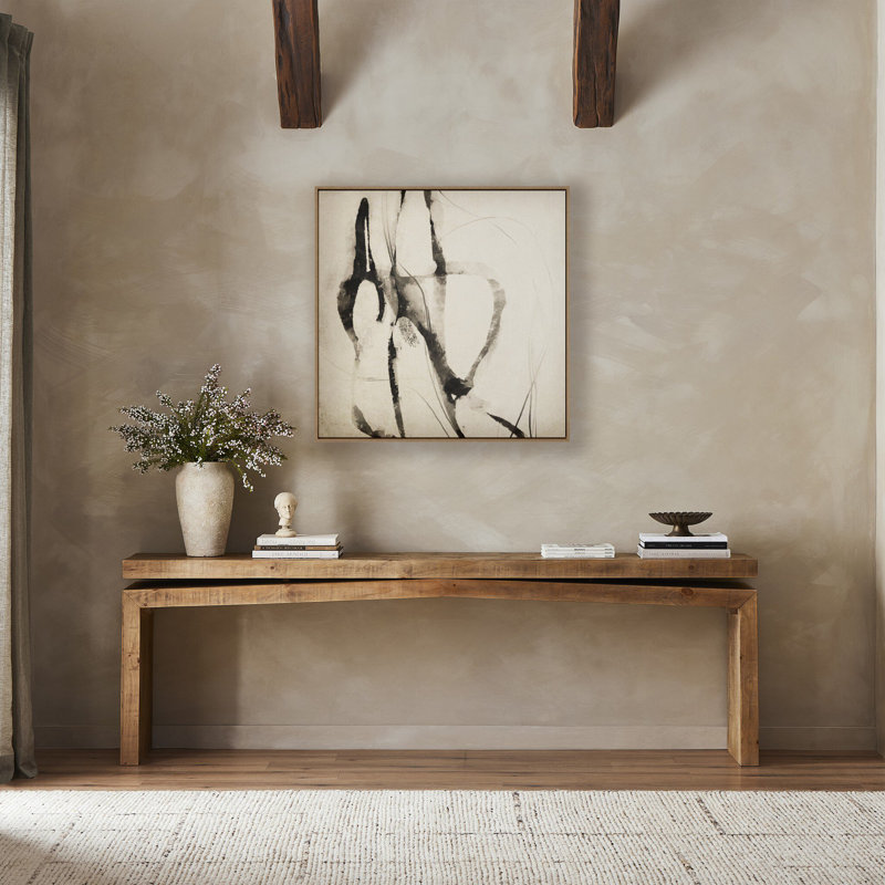 Styled Painting by Dan Hobday, 32" H x 32" W, Vertical Grain White Oak