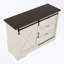 Storage Cabinet with Silent Sliding Doors and Three Drawers-775024021