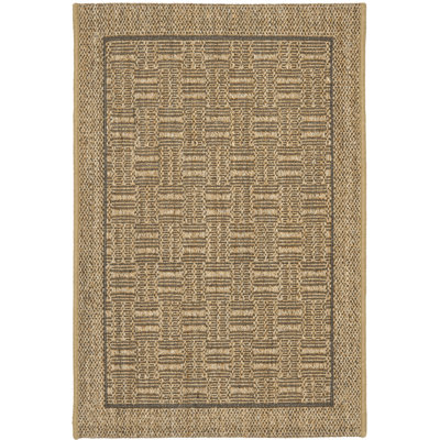 Tapis géométrique en jute et sisal Girard Beach