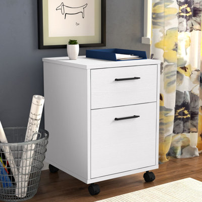 Huckins 16'' Wide 2 -Drawer Mobile File Cabinet