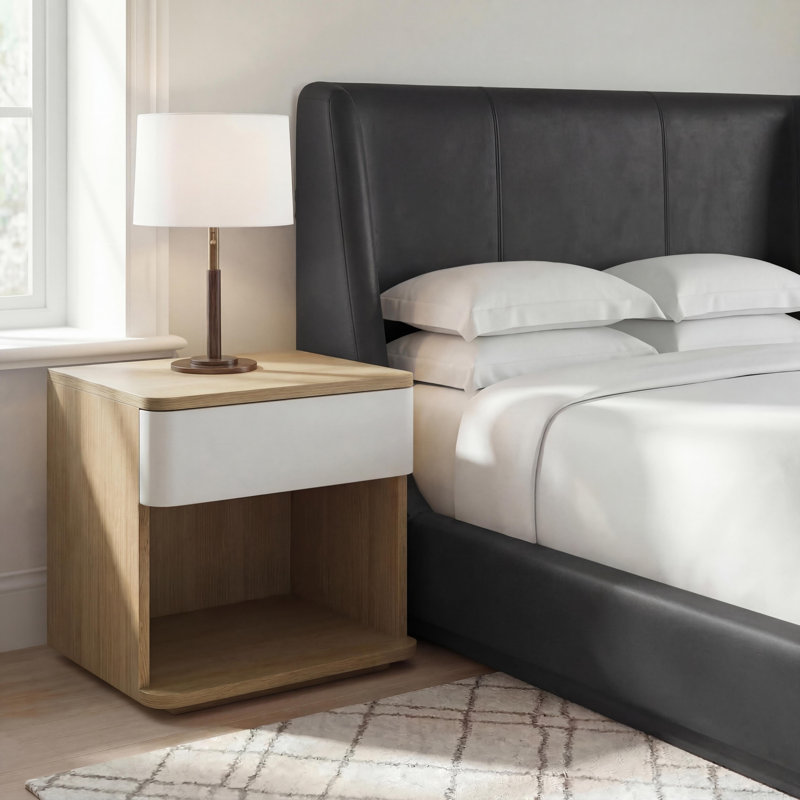 Seoul 1 - Drawer Nightstand, Natural
