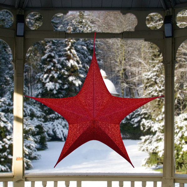 Five point clear glass star ornament,Uniquely Yours. Transform your space  into a magical place