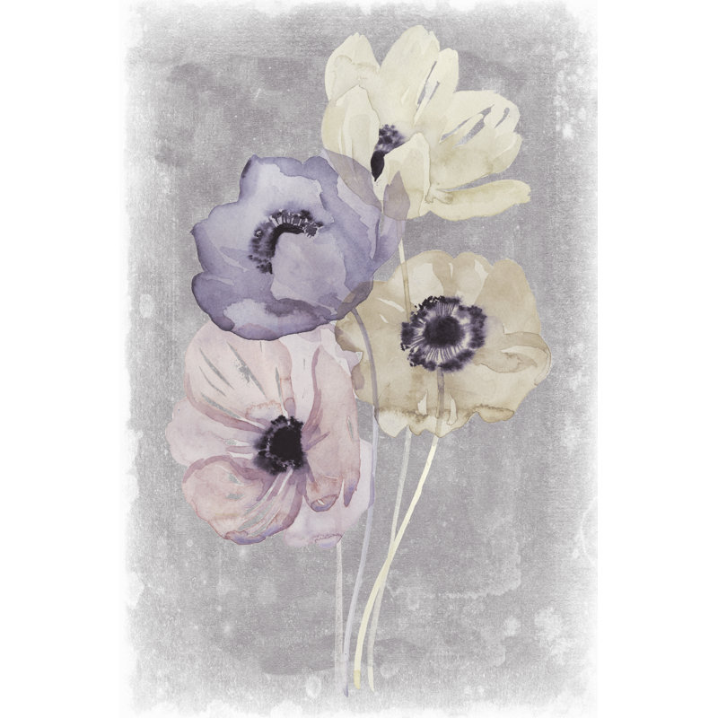 " Floral Waltz I " by Grace Popp, 18" H x 12" W x 1.25" D
