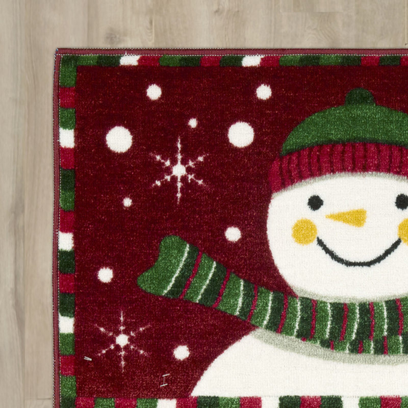 Tapis de la zone rouge/vert st. mark
