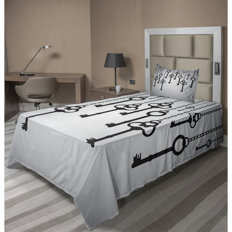 Microfiber Sheet Set, Twin XL Sheet Set + Fitted Sheet + 1 Pillowcase