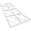Panneau de lambris H 32 1/4 po x l 94 1/2 po x P 3/8 po