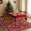 Tapis rouge lavable à la machine Christmas-367434075