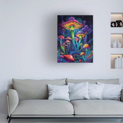 Art sur toile champignon bolognaise «Momart»