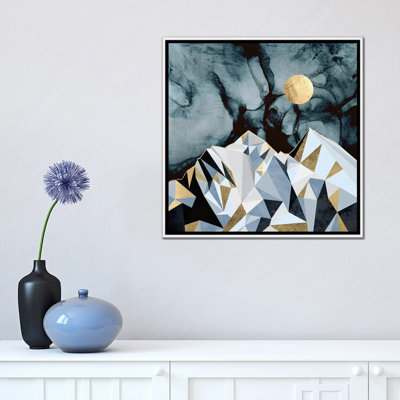 Midnight Peaks - impression d'art graphique