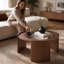 Table basse ronde 31,5 po Mid-Century-815679382