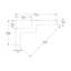 Moulure couronnée en polyuréthane blanc uni apprêté 3-15 / 16 po x 2-3 / 8 po x 78-3 / 4 po-132031550
