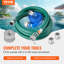 VEVOR Suction Hose Kit for Water Pump 2 in x 20 ft Green/65 ft Blue Hoses