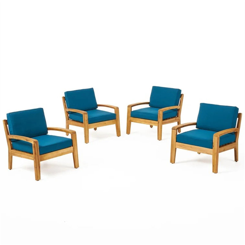 [Ensemble de 4] CHAISE CLUB GRENada, Brun